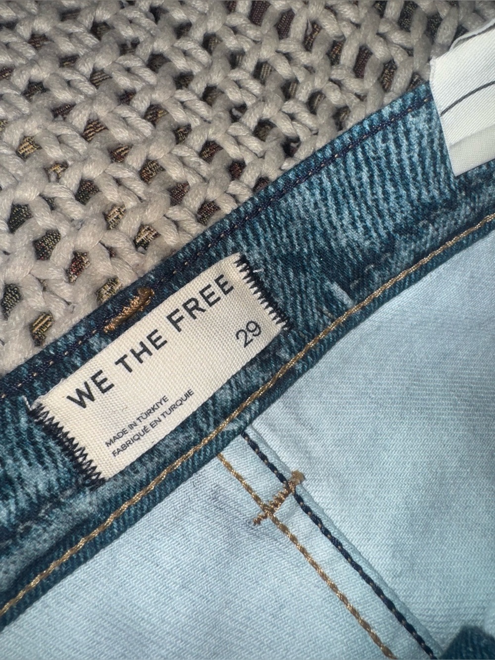 We The Free Tinsley Printed High-Rise Illusions Jeans - Picture 4 of 5